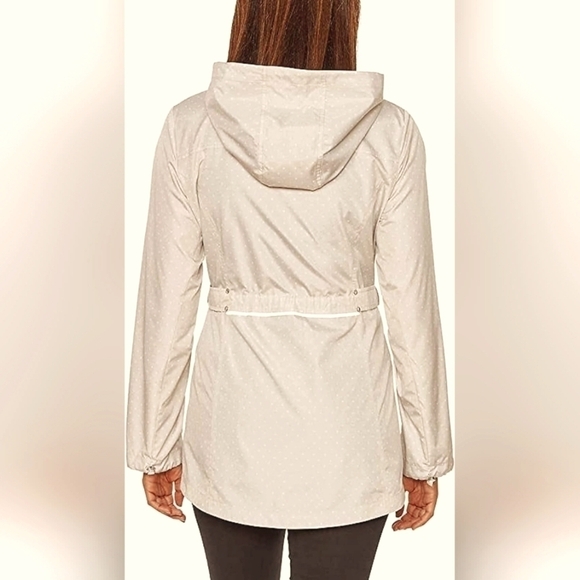 Jones New York Women's Rain Jacket Parka In A Pocket Windbreaker NWOT - Picture 3 of 9